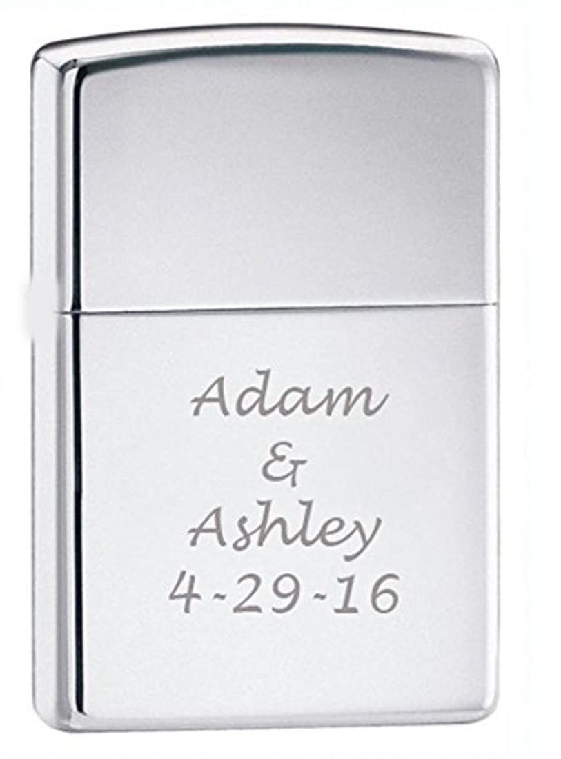 Personalized Zippo Harleey-Daviddson Windproof Oil Lighter Engraving - Christmas, Halloween & Valentines Day Gift (Silver Eng)