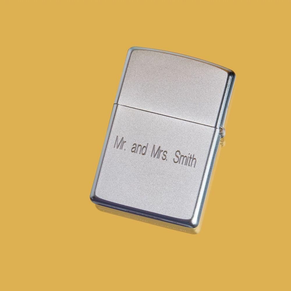 Zippo Antique Silver Plate Pocket Lighter - Windproof & Refillable Flip-Top Metal Lighter - Everyday Use Pocket Lighters - Luxury Lighters Made in USA