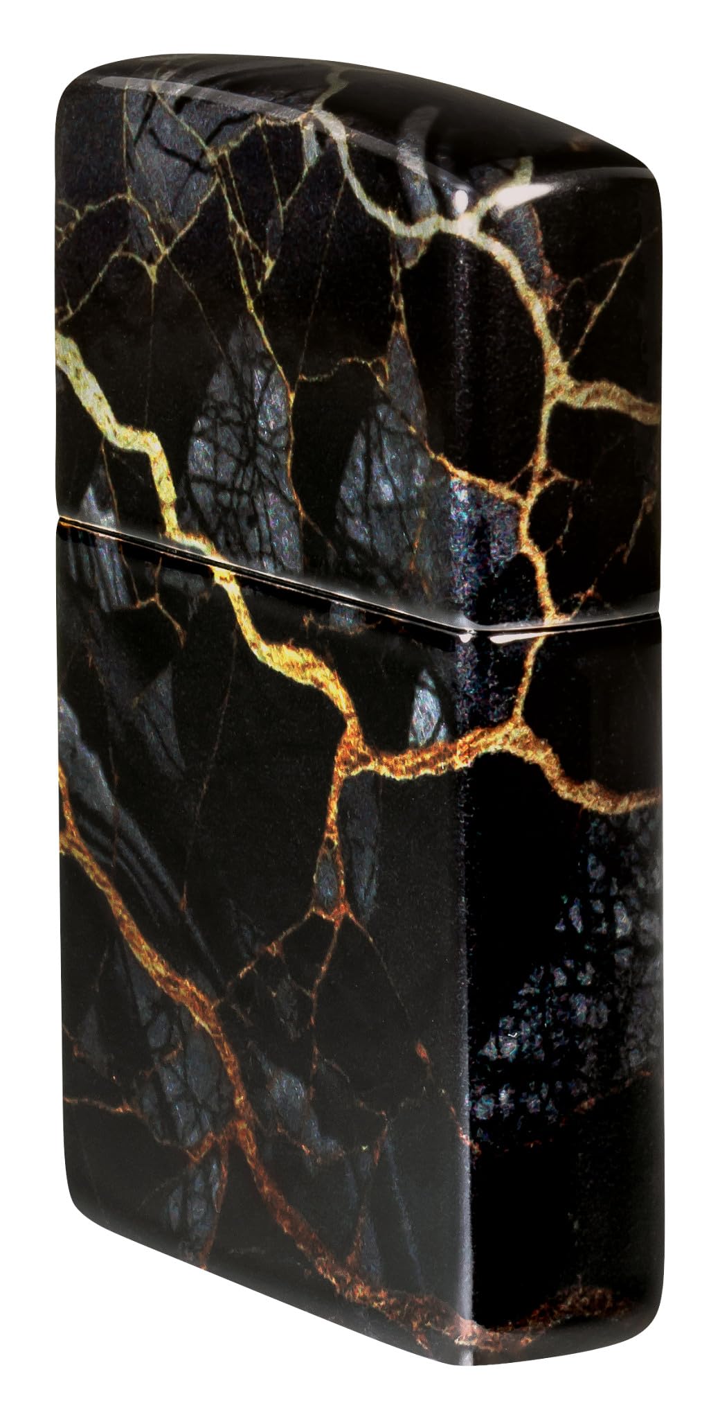 Zippo Gothic Window Design Armor® Black Ice® Pocket Lighter
