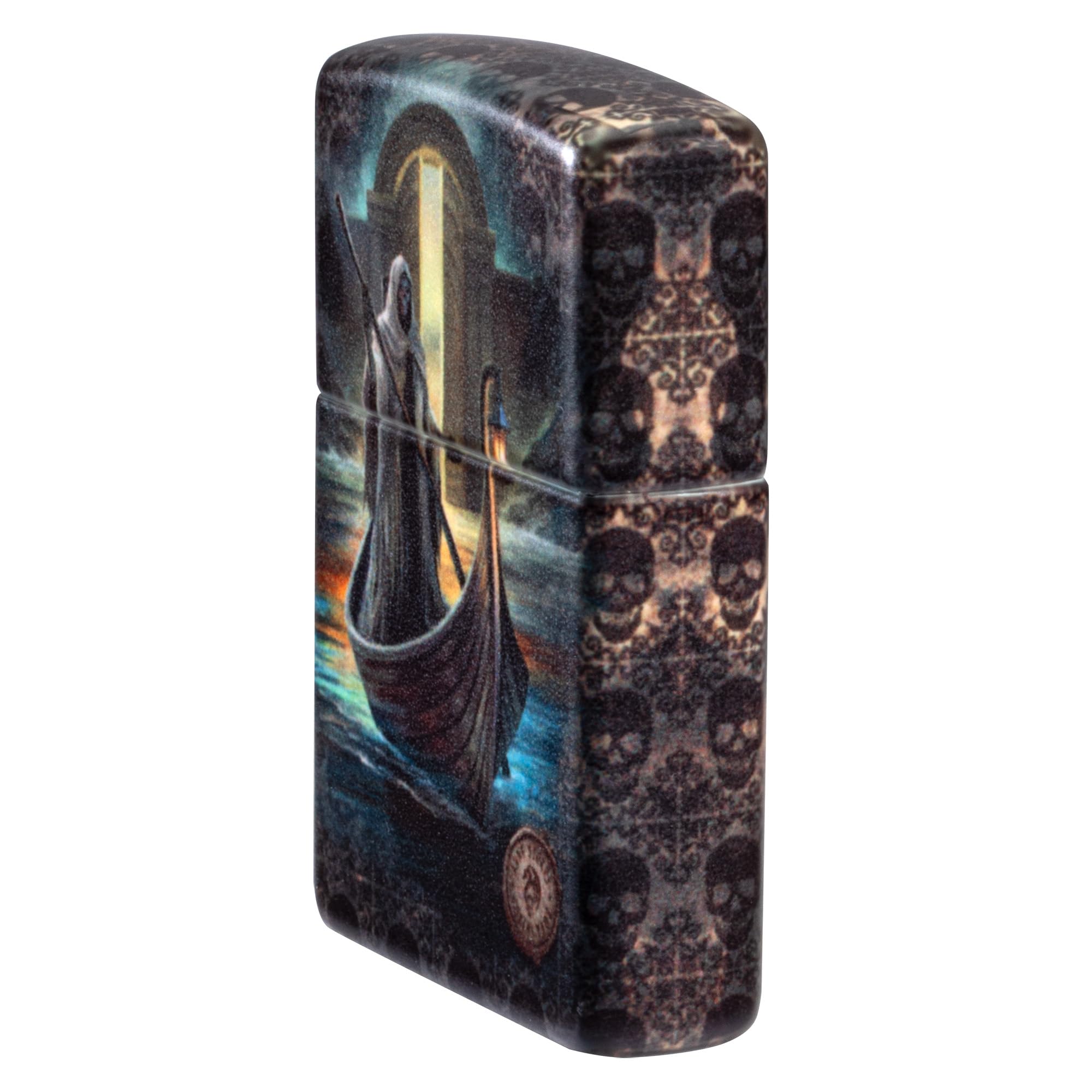 Zippo Rietveld Ace of Spades Design Street Chrome Pocket Lighter