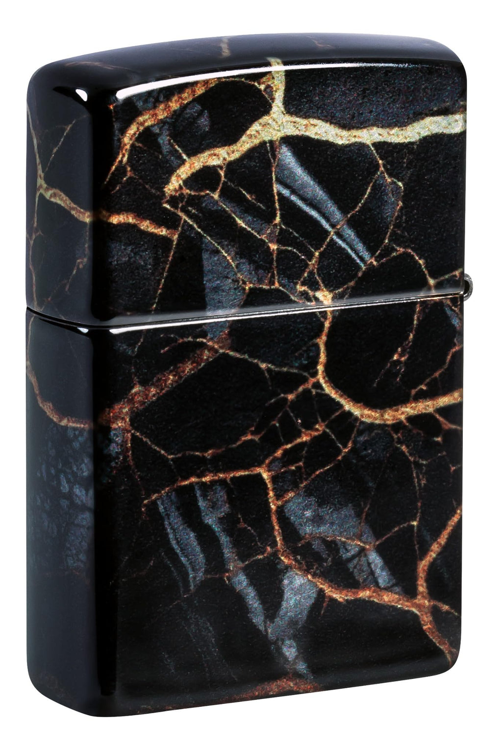 Zippo Gothic Window Design Armor® Black Ice® Pocket Lighter