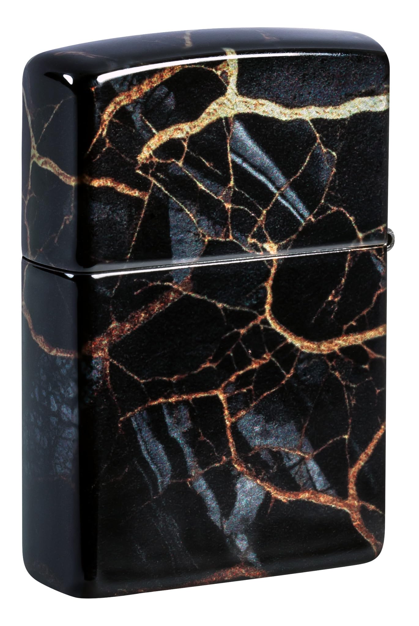 Zippo Gothic Window Design Armor® Black Ice® Pocket Lighter