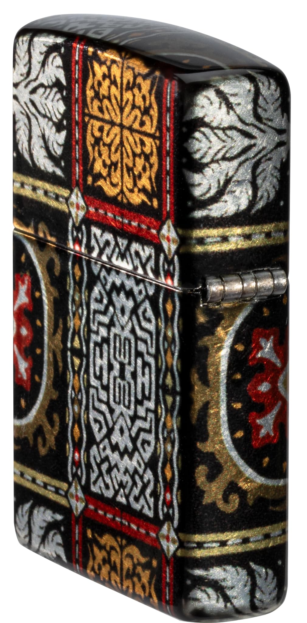 Zippo Gothic Window Design Armor® Black Ice® Pocket Lighter