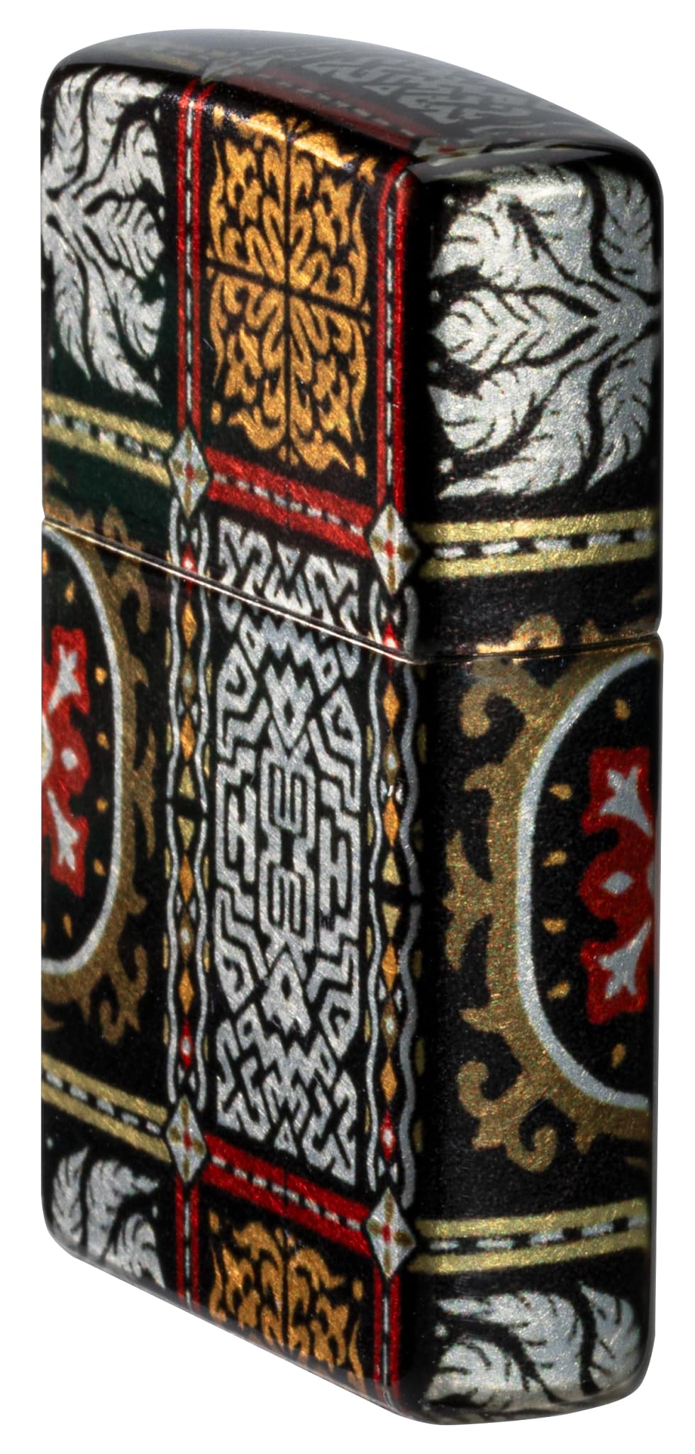 Zippo Gothic Window Design Armor® Black Ice® Pocket Lighter