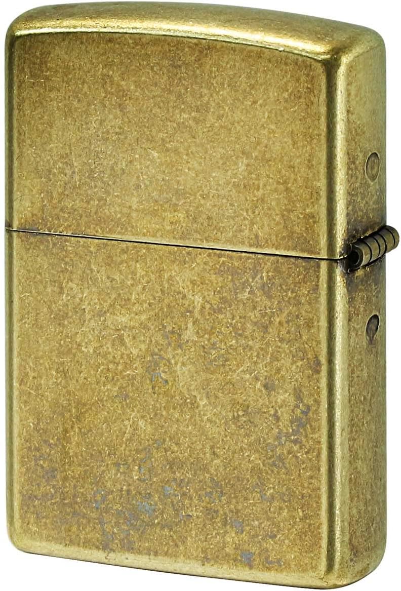 Zippo Lighter Antique Gear Metal Brass Barrel