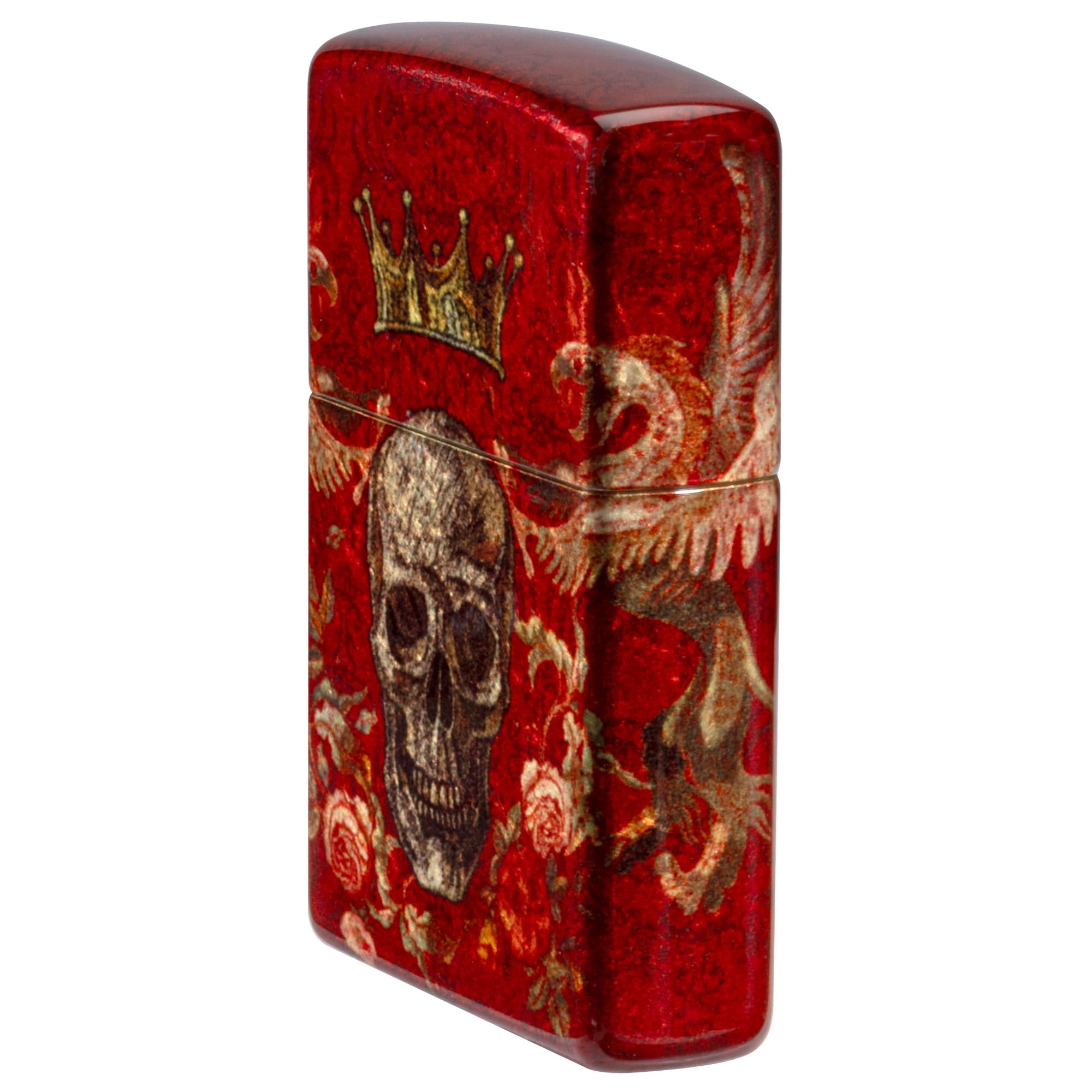 Zippo Rietveld Ace of Spades Design Street Chrome Pocket Lighter