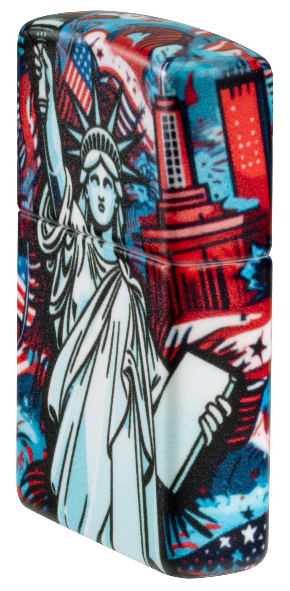 Zippo American Icons Emblem Street Chrome Pocket Lighter