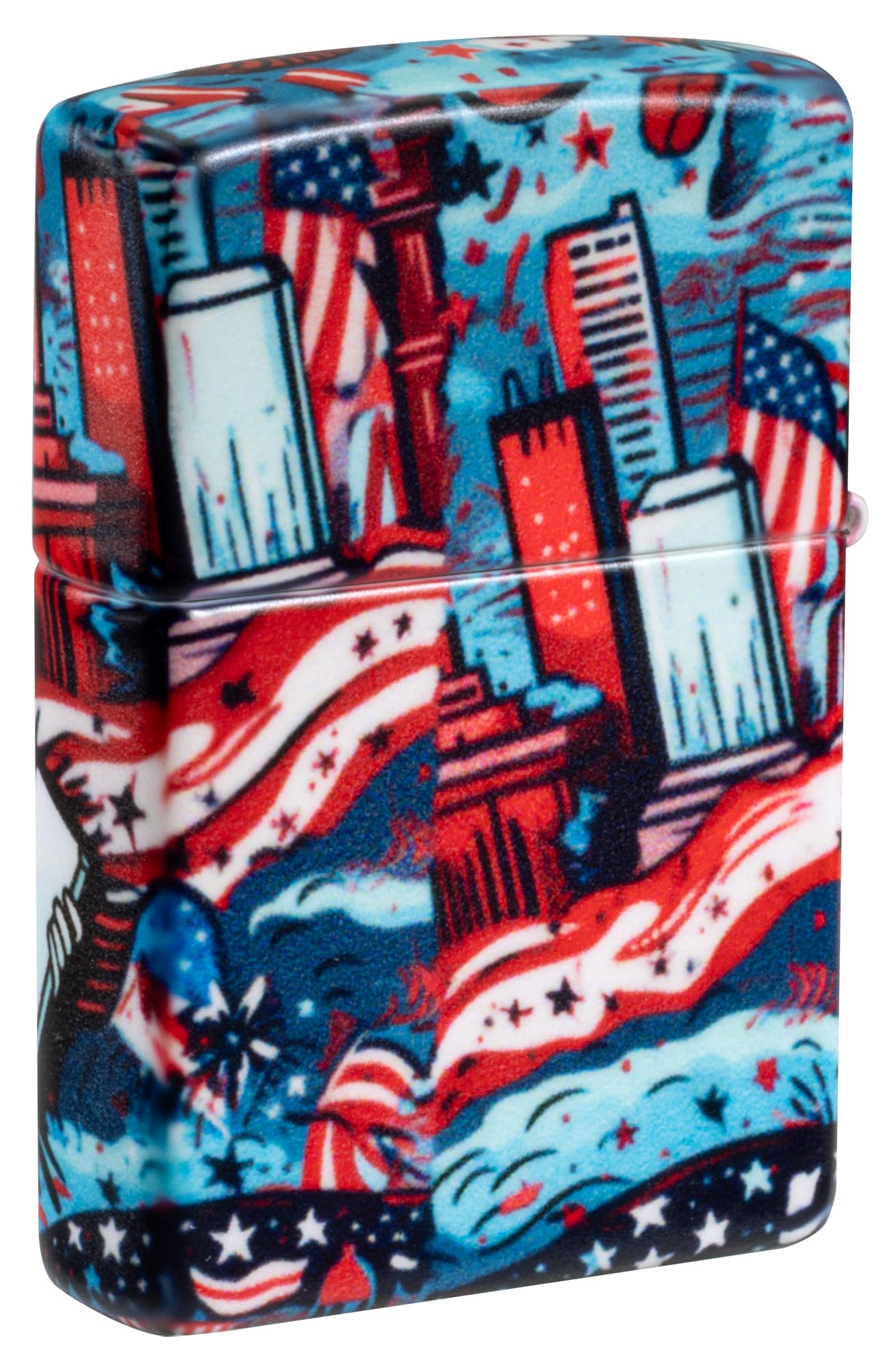Zippo American Icons Emblem Street Chrome Pocket Lighter