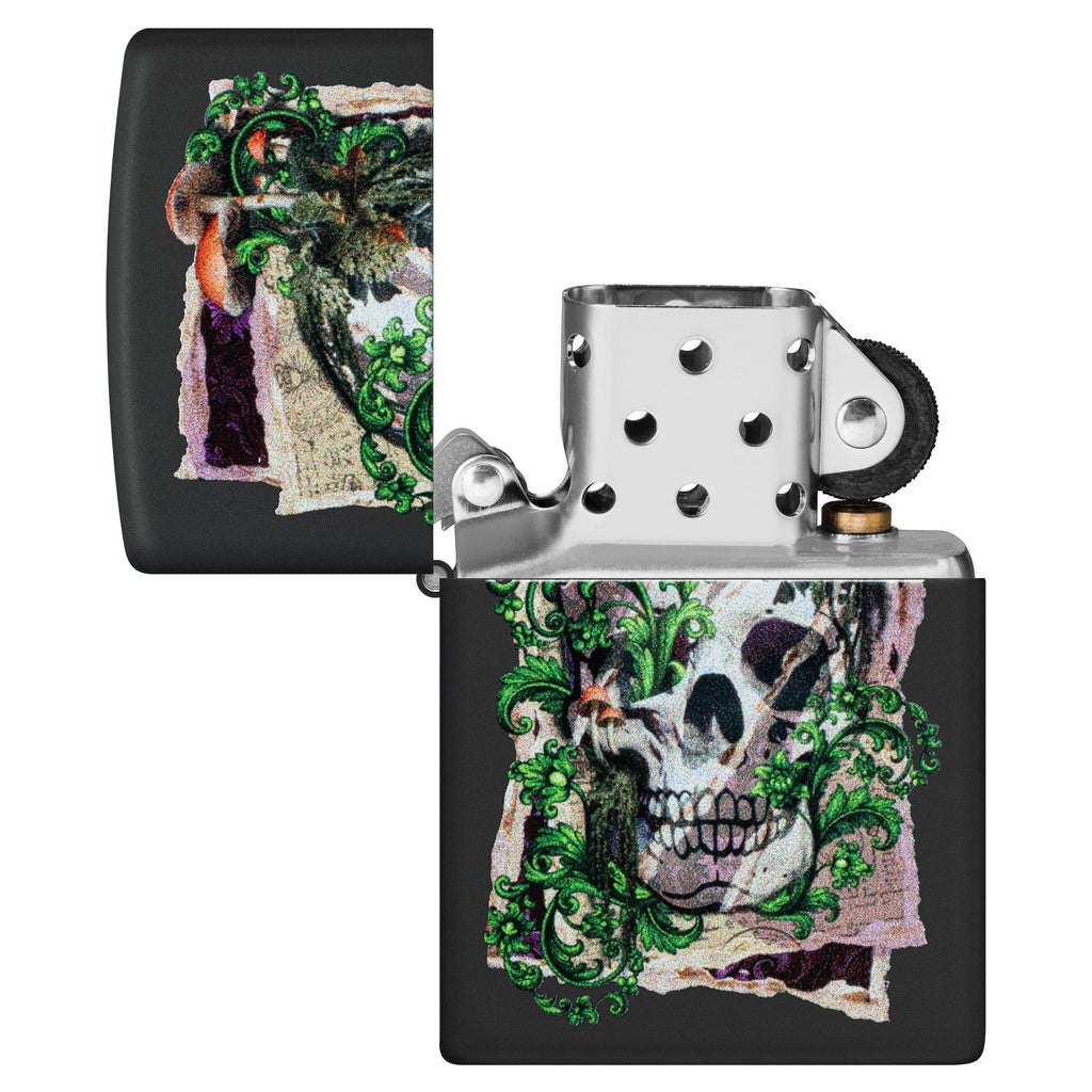 Zippo Rietveld Ace of Spades Design Street Chrome Pocket Lighter