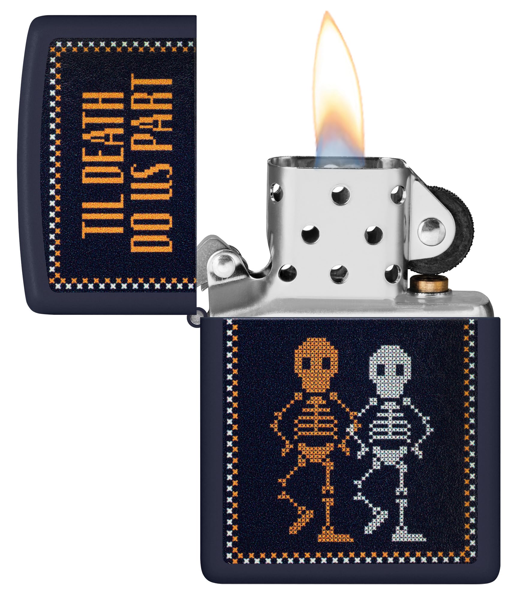 Zippo Rietveld Ace of Spades Design Street Chrome Pocket Lighter