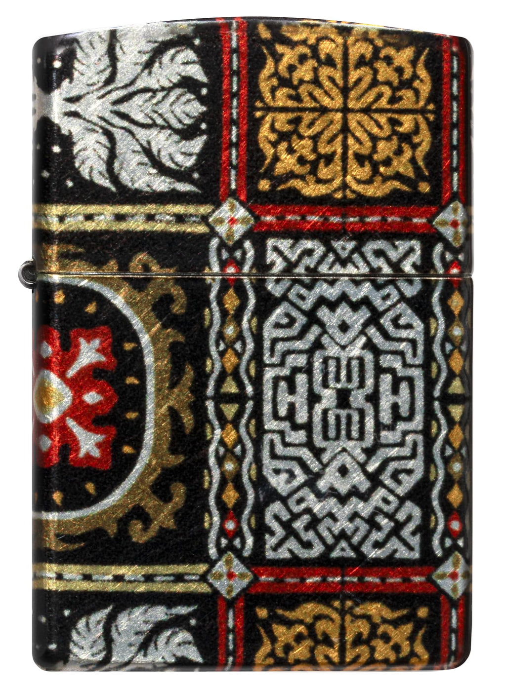 Zippo Gothic Window Design Armor® Black Ice® Pocket Lighter