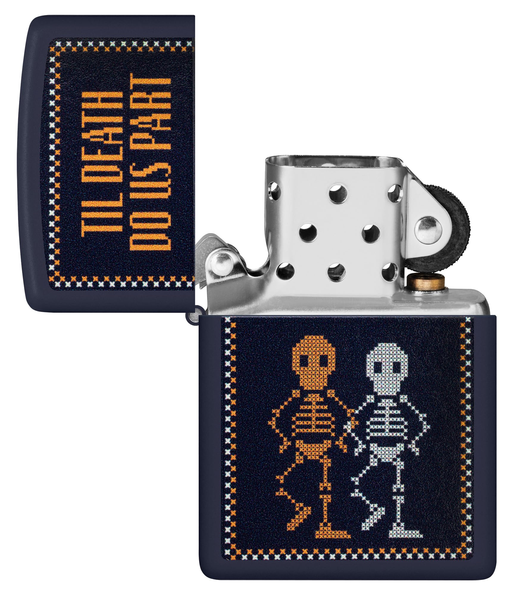 Zippo Rietveld Ace of Spades Design Street Chrome Pocket Lighter
