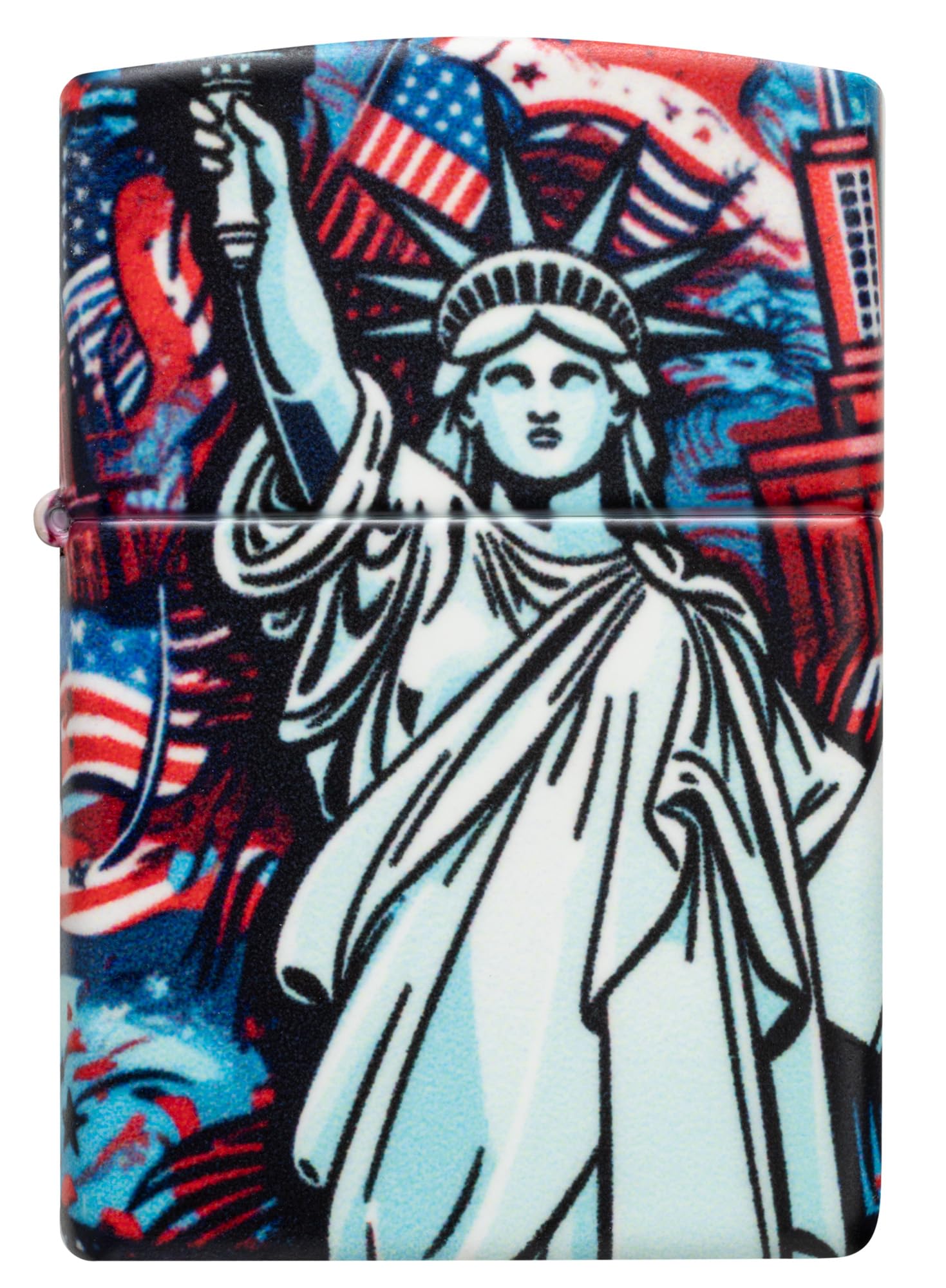 Zippo American Icons Emblem Street Chrome Pocket Lighter