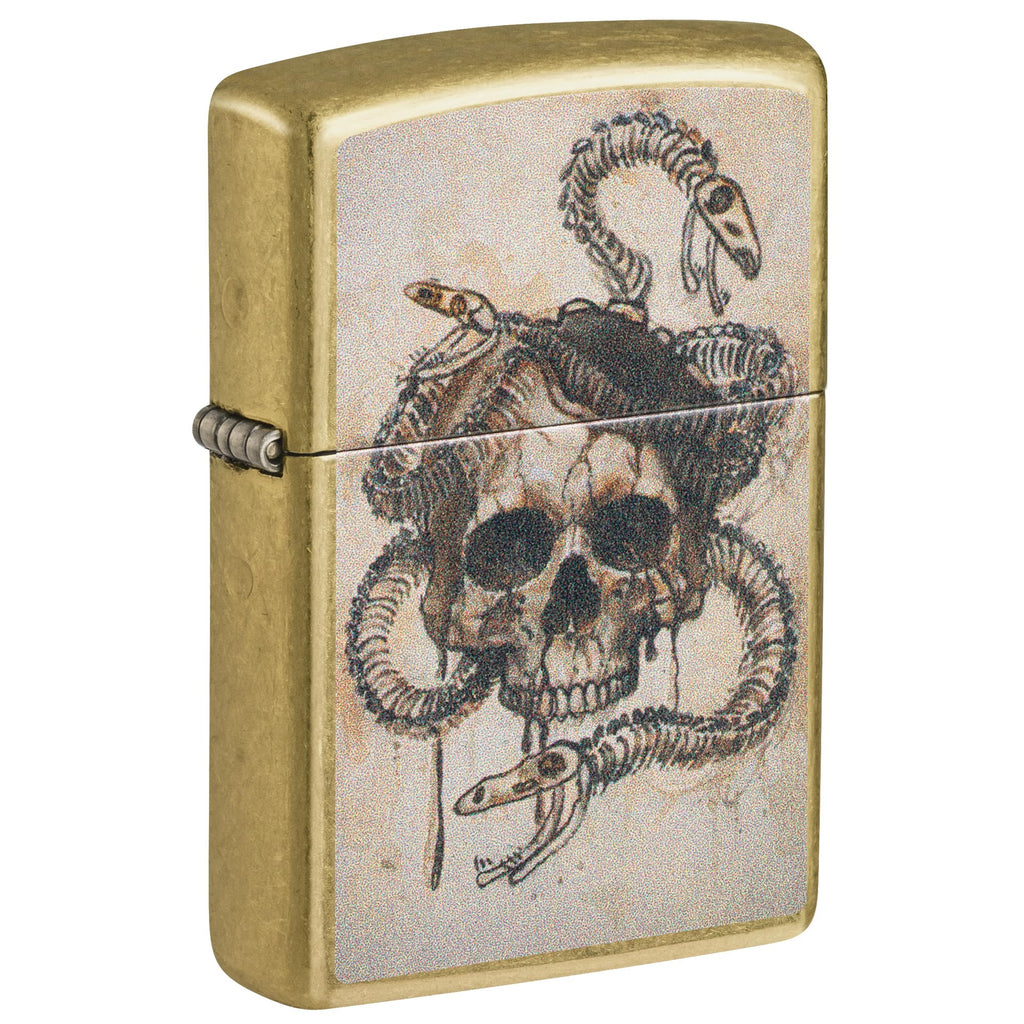 Zippo Rietveld Ace of Spades Design Street Chrome Pocket Lighter