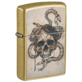 Zippo Rietveld Ace of Spades Design Street Chrome Pocket Lighter