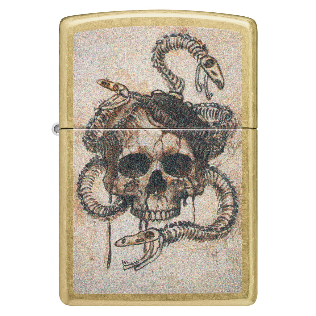 Zippo Rietveld Ace of Spades Design Street Chrome Pocket Lighter
