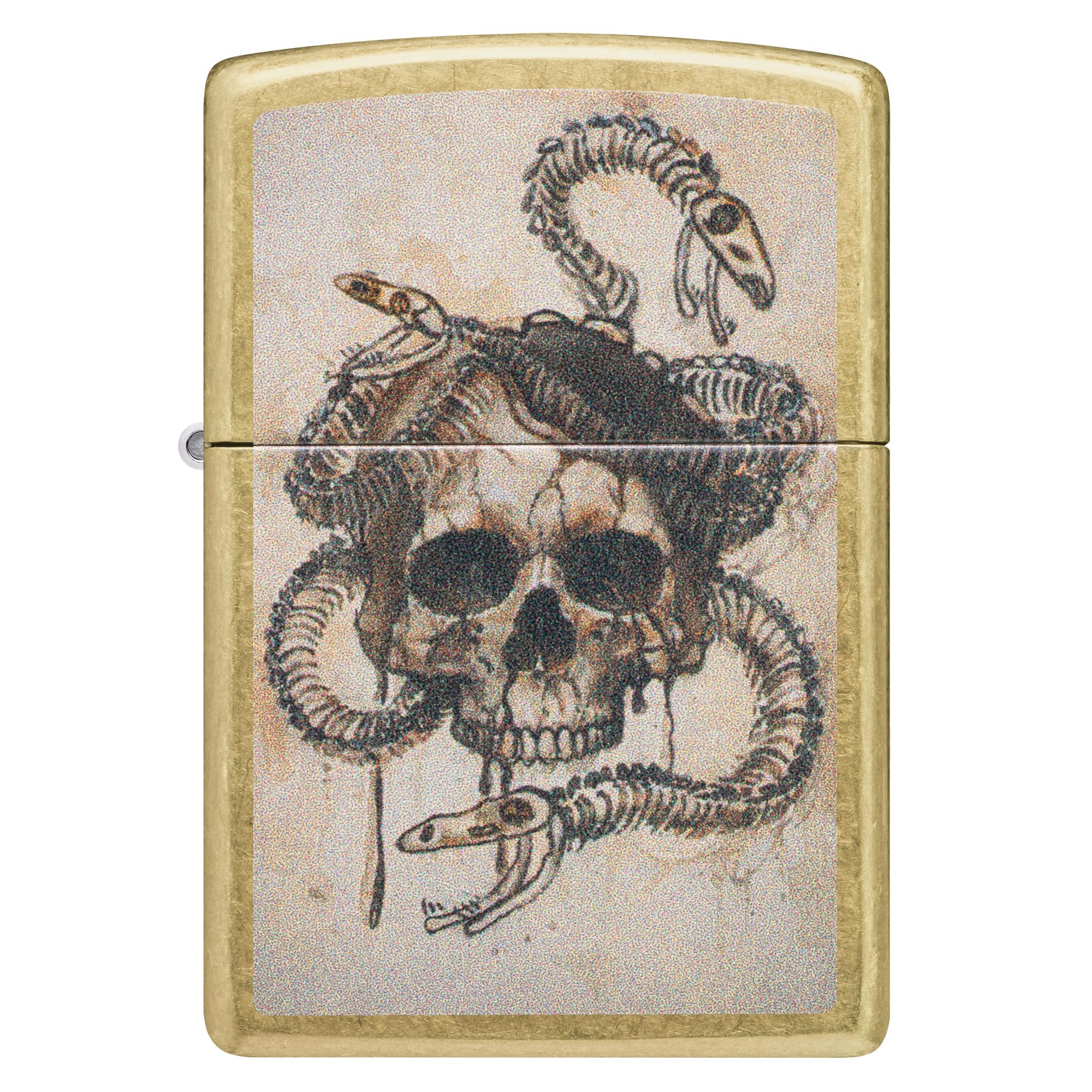 Zippo Rietveld Ace of Spades Design Street Chrome Pocket Lighter